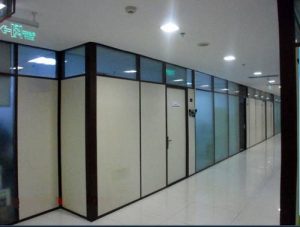 Aluminum honeycomb panel partition wall